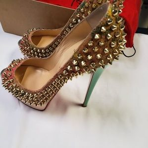 Lady Peep Spikes Louboutin size 8.5 shoes